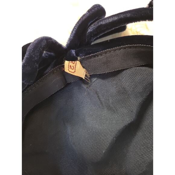 1940s Velour Hat Facisnator Vintage - Picture 14 of 15